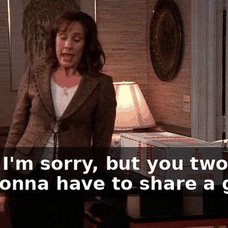 Now, I'm sorry, but you two boys are gonna have to share a gift.