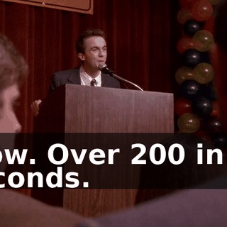 Wow. Over $200 in 30 seconds.