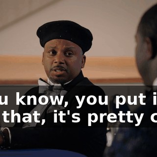 - You know, you put it like that, it's pretty cool.
