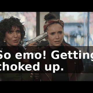 So emo! Getting choked up.