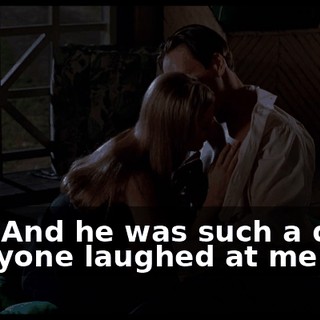 Yes! And he was such a dork. Everyone laughed at me...
