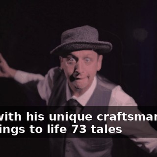 And with his unique craftsmanship, he brings to life 73 tales