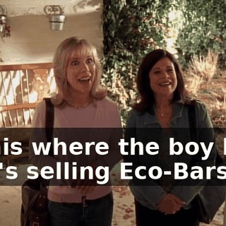 Is this where the boy lives who's selling Eco-Bars?