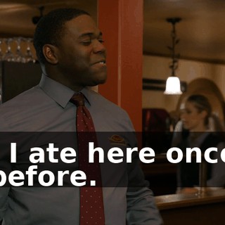- I ate here once before.