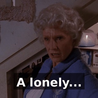 A lonely...