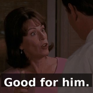 Good for him.