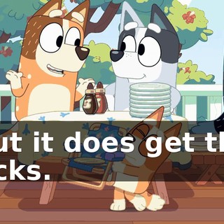 But it does get the ticks.