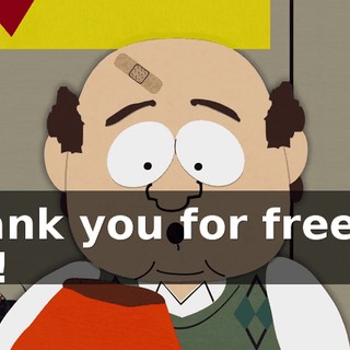 Thank you for freeing me!