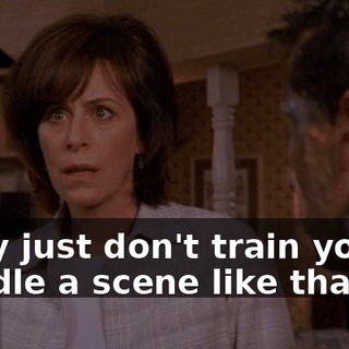 They just don't train you to handle a scene like that.