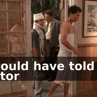 I should have told the doctor