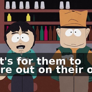 That's for them to figure out on their own.