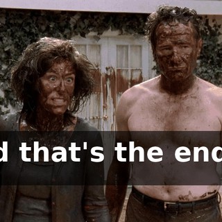 and that's the end of it.