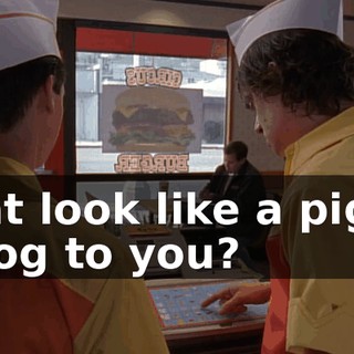 That look like a pig or a dog to you?