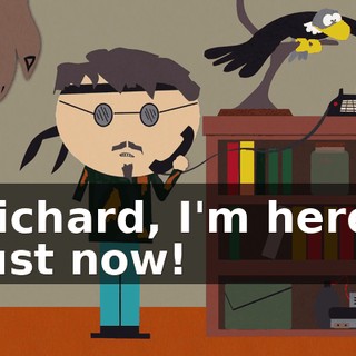 Richard, I'm here! Just now!