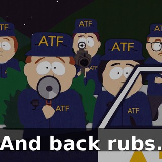 And back rubs.