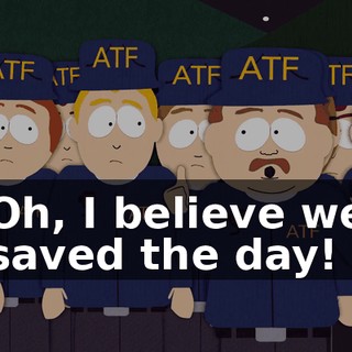 Oh, I believe we saved the day!