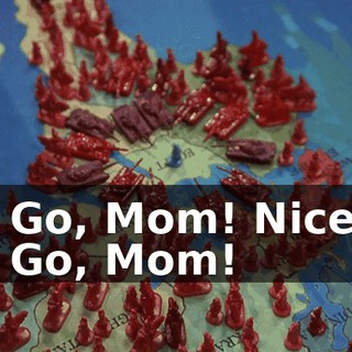 - Go, Mom! Nice! - Go, Mom!