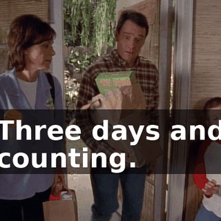 Three days and counting.
