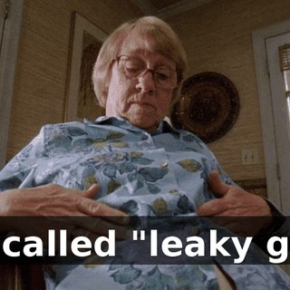 It's called "leaky gut."