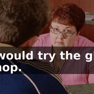 I would try the gift shop.