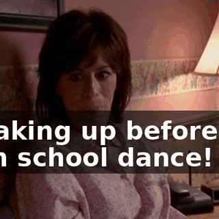 breaking up before the high school dance!