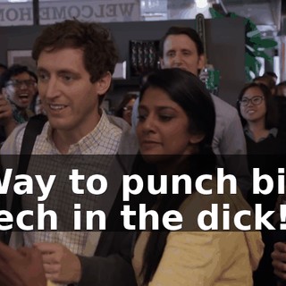 Way to punch big tech in the dick!