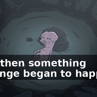 But then something strange began to happen.