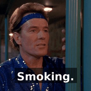 Smoking.