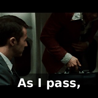 As I pass,