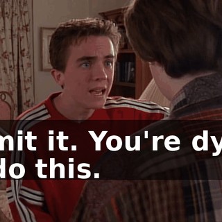 Admit it. You're dying to do this.