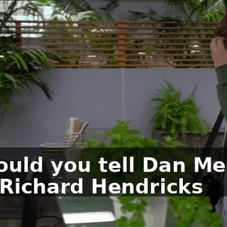 Hi, could you tell Dan Melcher that Richard Hendricks