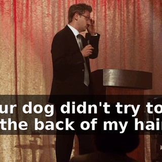 if your dog didn't try to bite the back of my hair off.