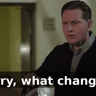 Sorry, what changes?