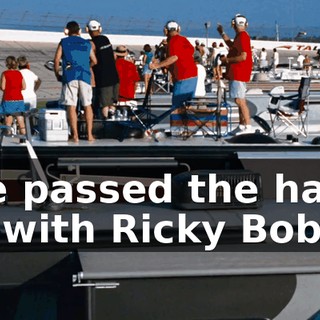 We've passed the halfway mark with Ricky Bobby...