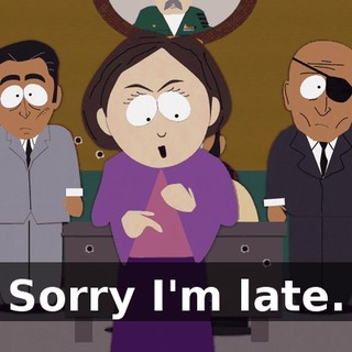 Sorry I'm late.