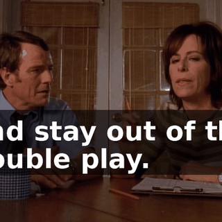 and stay out of the double play.