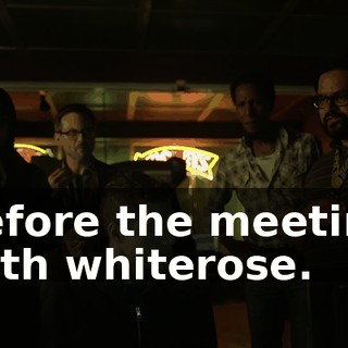 before the meeting with whiterose.