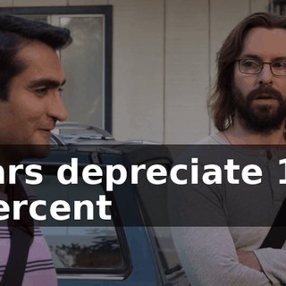cars depreciate 10 percent
