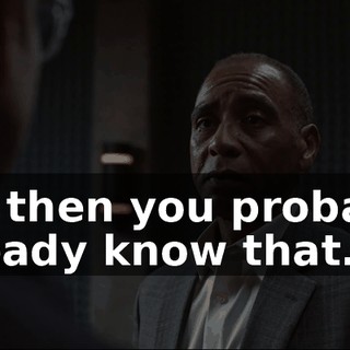 But then you probably already know that.