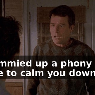 I dummied up a phony Web page to calm you down.