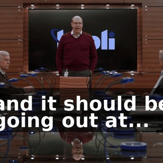 and it should be going out at...