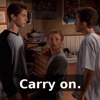 Carry on.