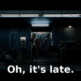 Oh, it's late.