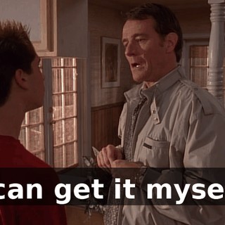 I can get it myself.