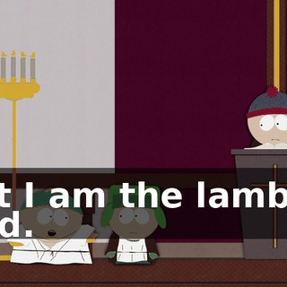but I am the lamb of God.