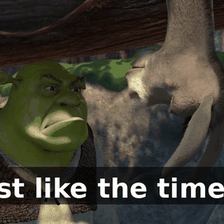 just like the time...