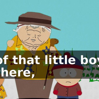 of that little boy there,