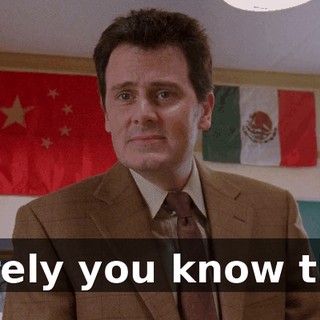 Surely you know this.