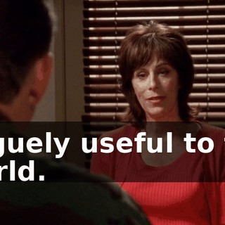 vaguely useful to the world.