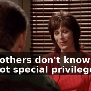 The others don't know why he got special privileges